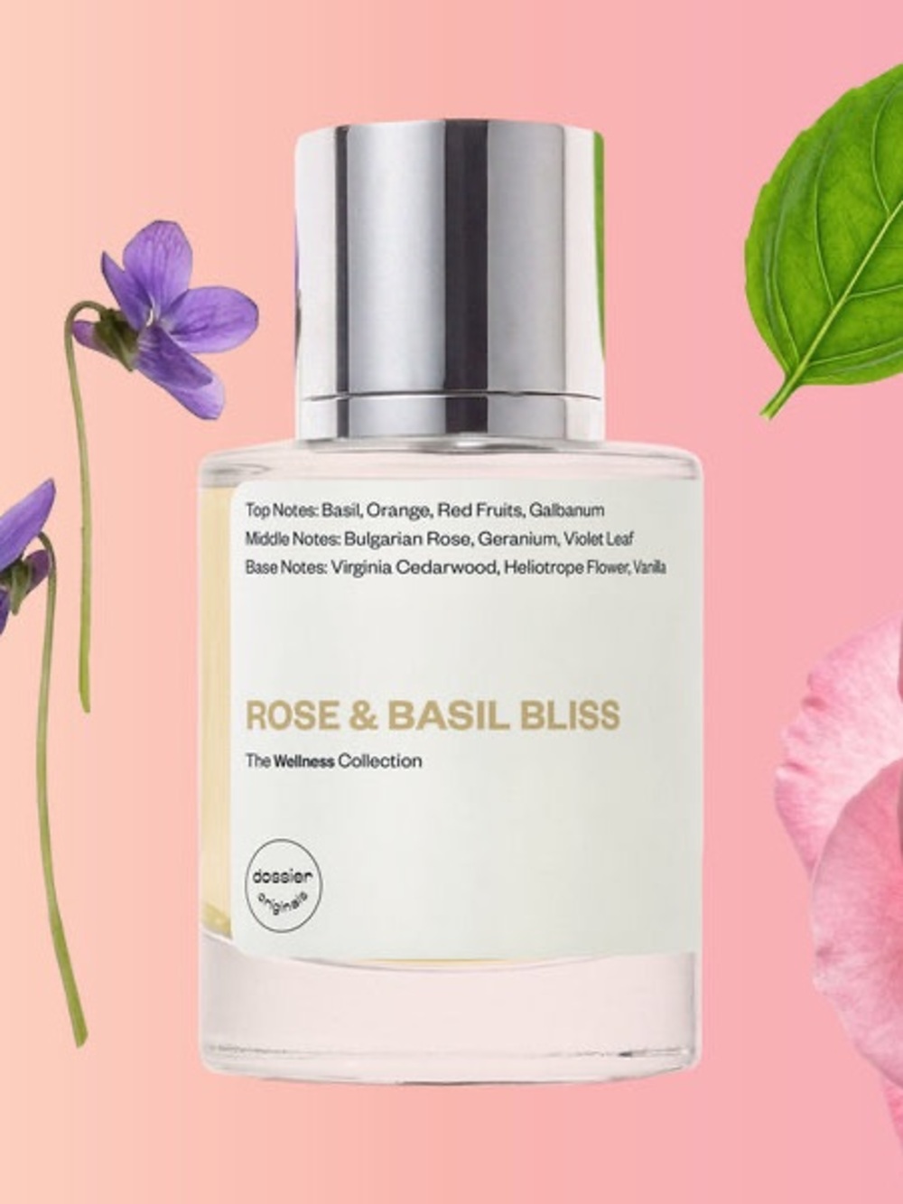Dossier Rose & Basil Bliss Fragrance - 50 ml OUT OF STOCK Wellness Collection